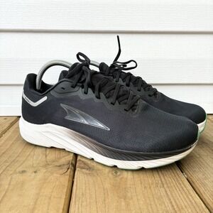 Altra Rivera 3 Road Running Walking Zero Drop Shoes Black White Mens 9